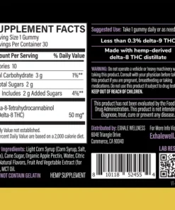 Alternative view of Delta 8 Gummies - Tropical